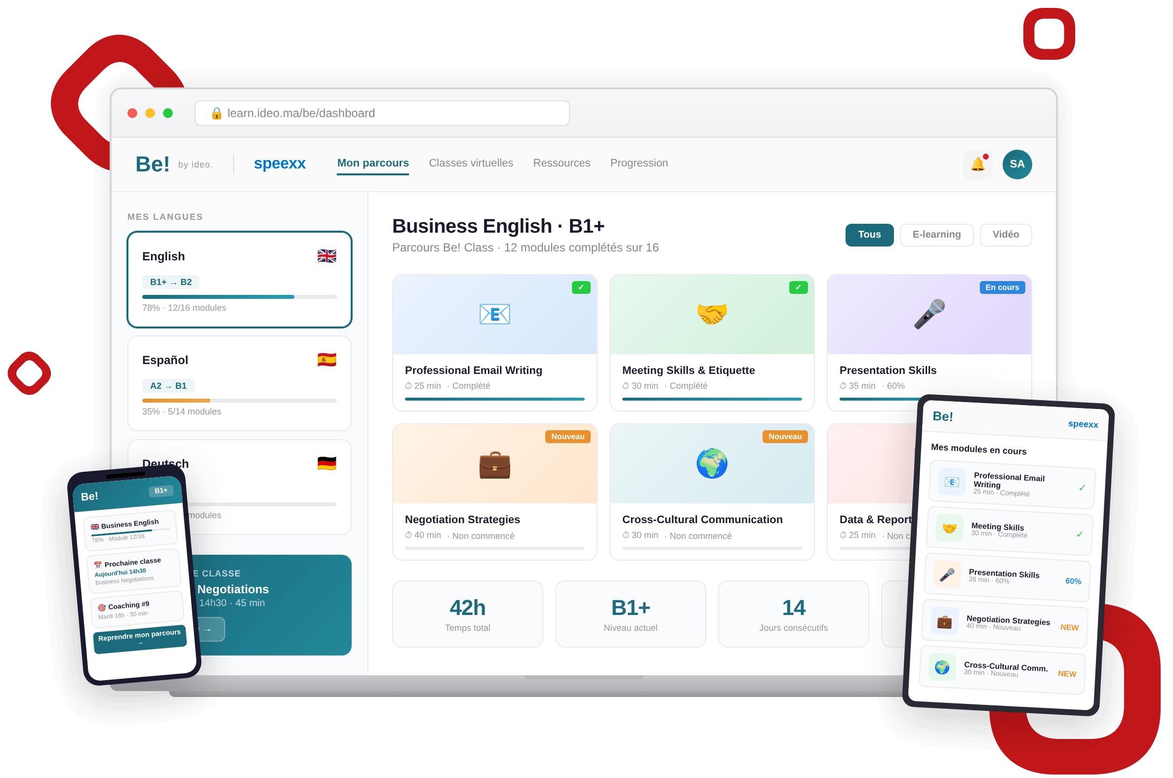 Be! Langues Platform